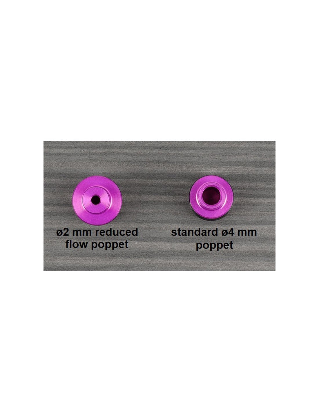 GATE PULSAR D Reduced-Flow Poppet – 2mm