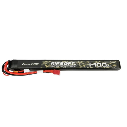 Gens ace 25C 1200mAh 11.1V long Lipo Battery - T-plug