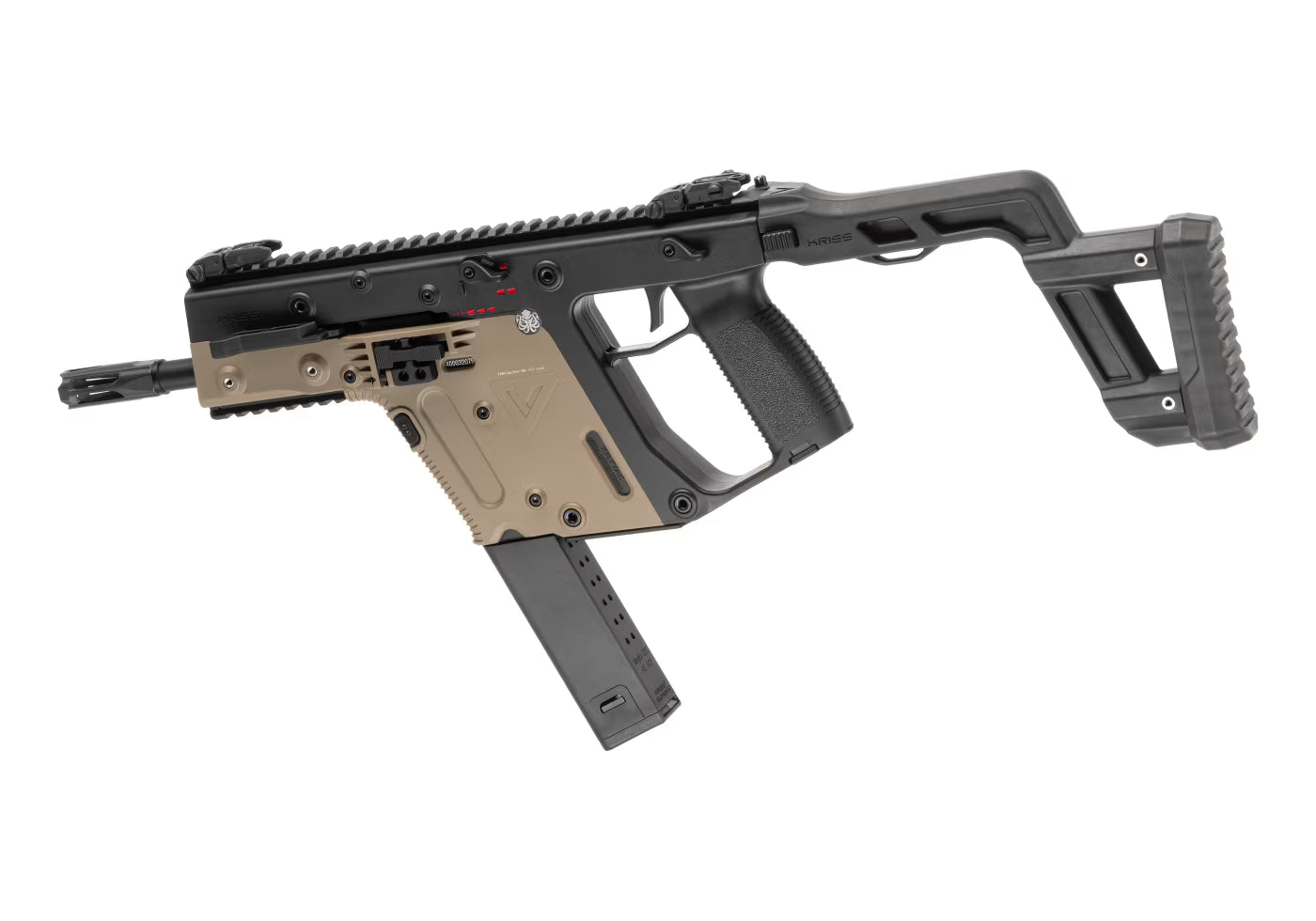 Krytac Kriss Vector V2 Folding Stock – Dual Tone (0.5 Joule)