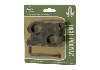 Leapers 25.4mm Mount Rings High
