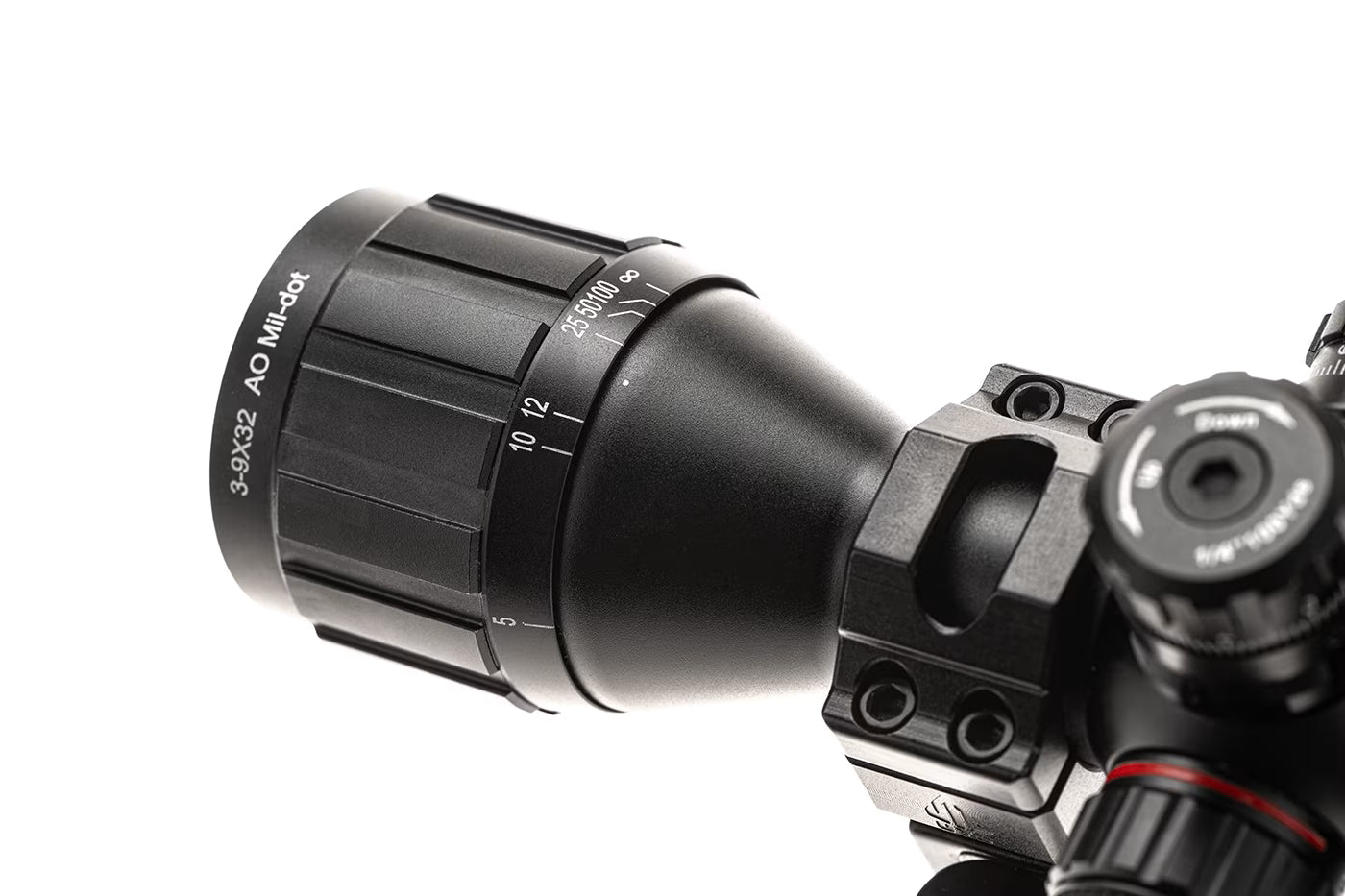 Leapers 3-9x32 1" BugBuster Scope AO RGB Mil-dot With QD Rings
