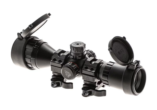 Leapers 3-9x32 1" BugBuster Scope AO RGB Mil-dot With QD Rings