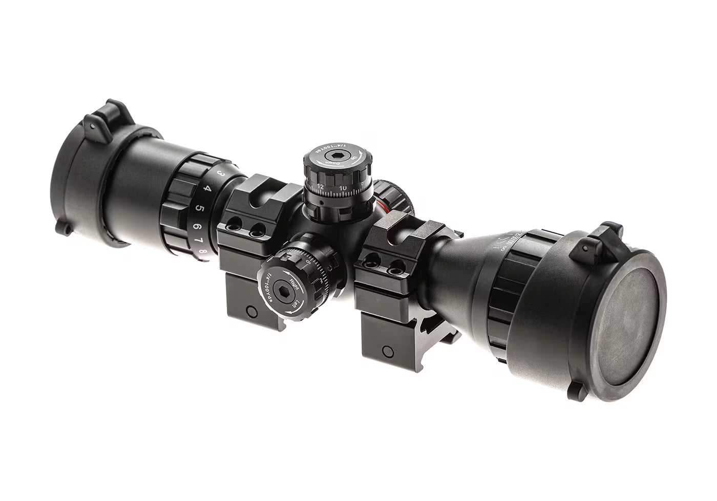 Leapers 3-9x32 1" BugBuster Scope AO RGB Mil-dot With QD Rings