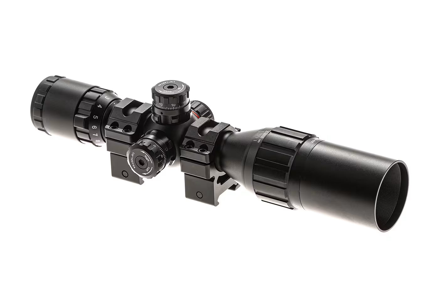 Leapers 3-9x32 1" BugBuster Scope AO RGB Mil-dot With QD Rings