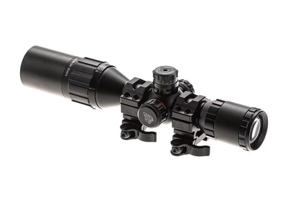 Leapers 3-9x32 1" BugBuster Scope AO RGB Mil-dot With QD Rings