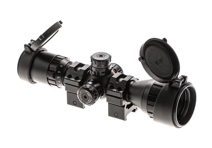 Leapers 3-9x32 1" BugBuster Scope AO RGB Mil-dot With QD Rings