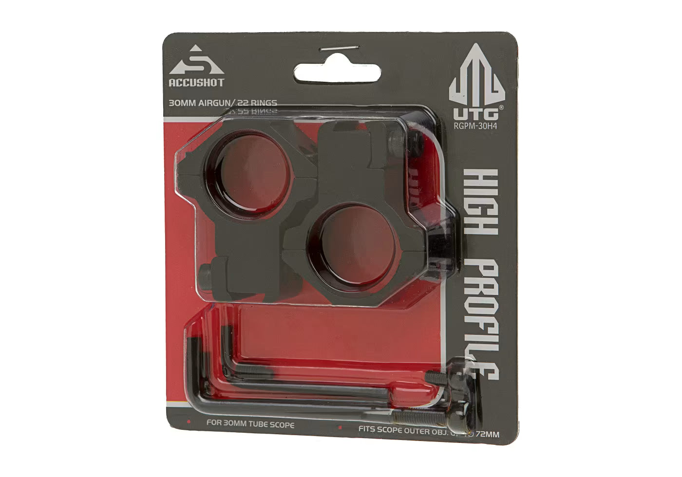 Leapers 30mm Airgun Mount Ring High