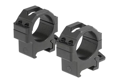 Leapers 30mm CNC Mount Rings Low