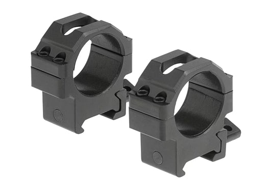 Leapers 30mm CNC Mount Rings Low
