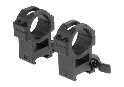 Leapers 30mm QD CNC Mount Rings High