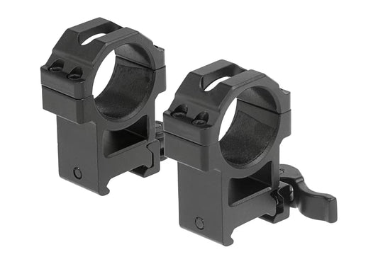 Leapers 30mm QD CNC Mount Rings High
