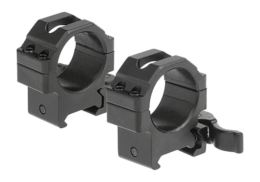 Leapers 30mm QD CNC Mount Rings Low