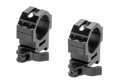 Leapers 30mm QD CNC Mount Rings Medium