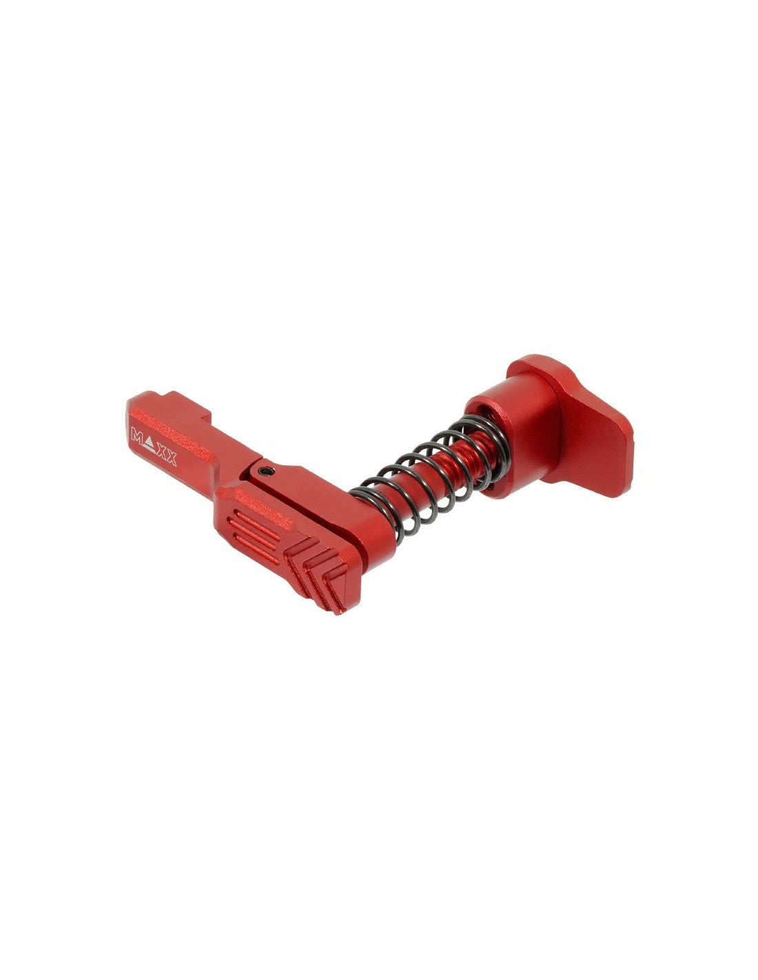Maxx Model CNC advanced Magazine Release Style A for MTW M4 - Red