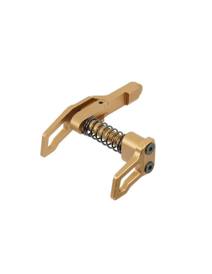 Maxx Model CNC advanced Magazine Release Style B for MTW M4 - Dark Earth
