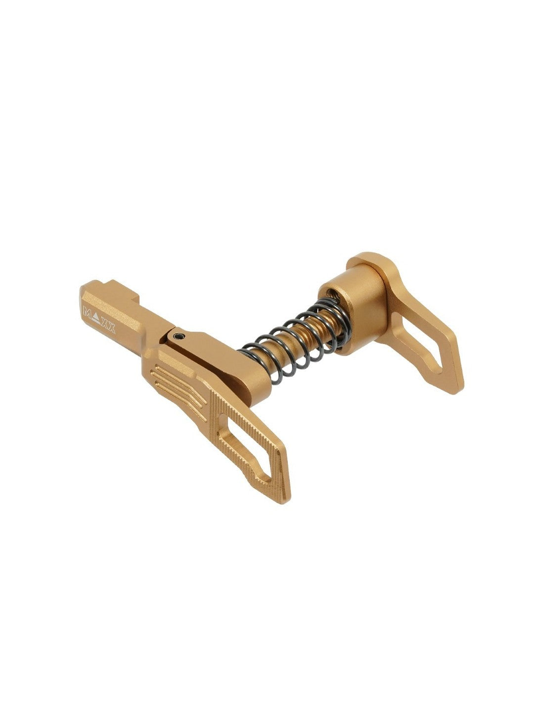 Maxx Model CNC advanced Magazine Release Style B for MTW M4 - Dark Earth