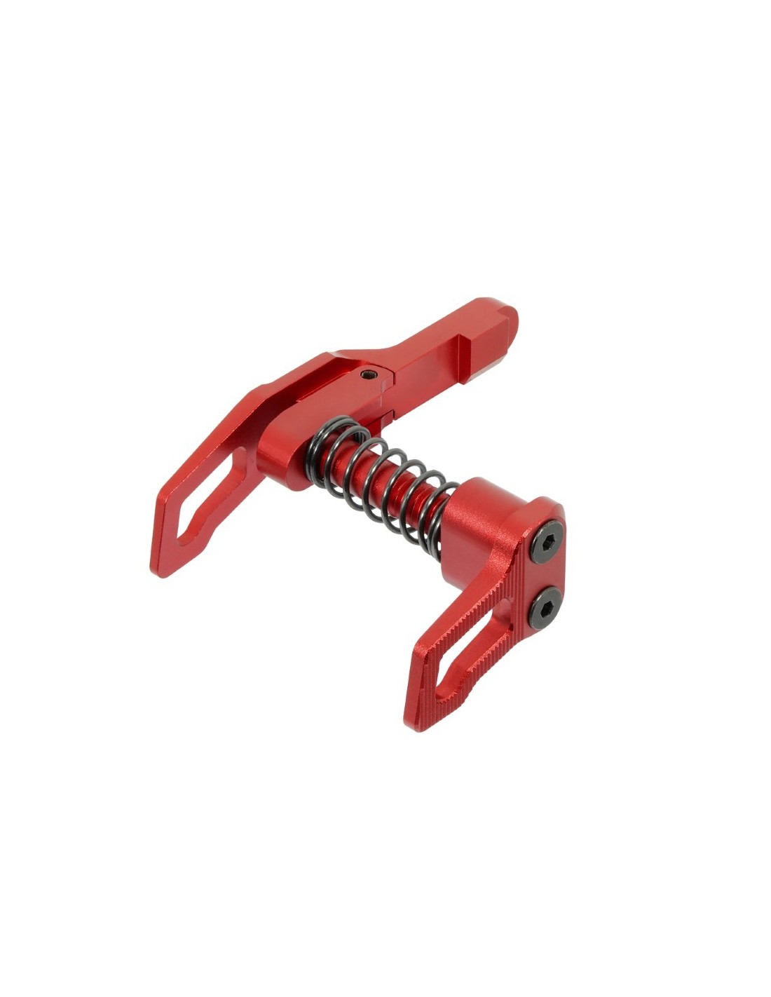 Maxx Model CNC advanced Magazine Release Style B for MTW M4 - Red