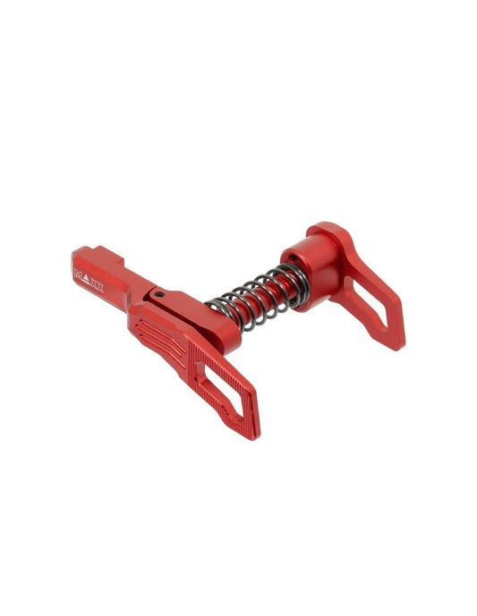 Maxx Model CNC advanced Magazine Release Style B for MTW M4 - Red