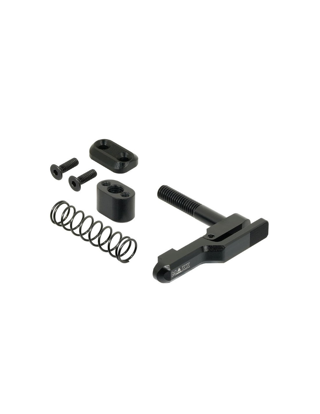 Maxx Model CNC advanced Magazine Release Style C for MTW M4 - Black