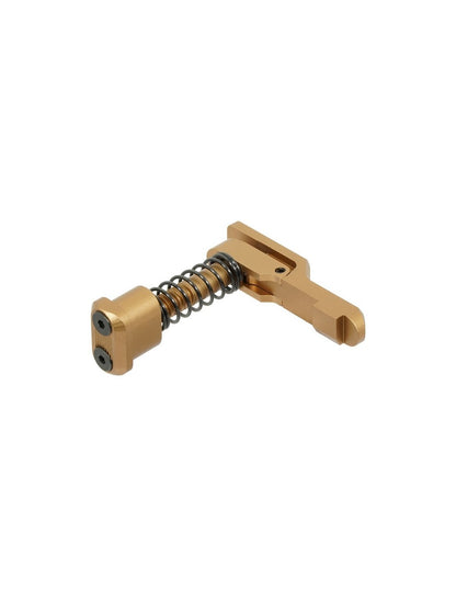 Maxx Model CNC advanced Magazine Release Style C for MTW M4 - Dark Earth