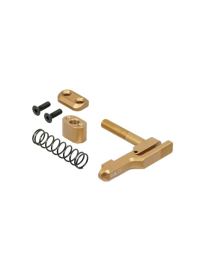 Maxx Model CNC advanced Magazine Release Style C for MTW M4 - Dark Earth