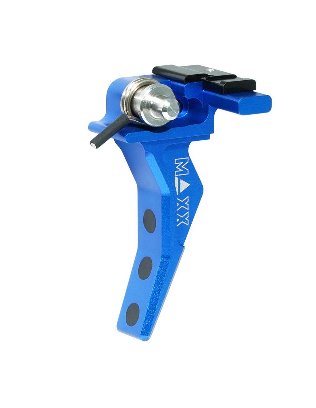 Maxx Model CNC Advanced Speed Trigger Style B blue for Scorpion EVO-3