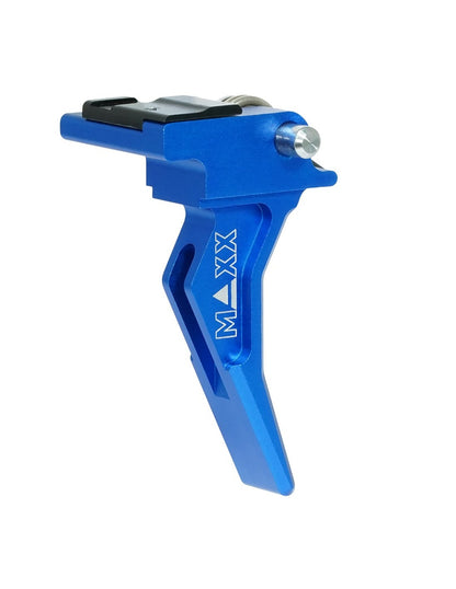 Maxx Model CNC Advanced Speed Trigger Style B blue for Scorpion EVO-3