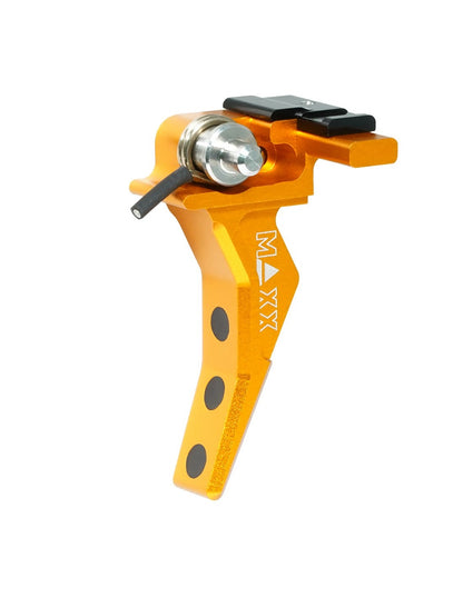 Maxx Model CNC Advanced Speed Trigger Style B Gold for Scorpion EVO-3