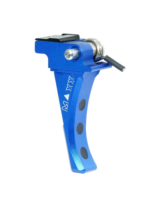 Maxx Model CNC Advanced Speed Trigger Style D blue for Scorpion EVO-3