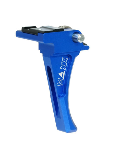 Maxx Model CNC Advanced Speed Trigger Style D blue for Scorpion EVO-3