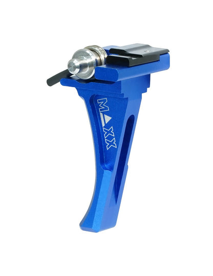 Maxx Model CNC Advanced Speed Trigger Style D blue for Scorpion EVO-3