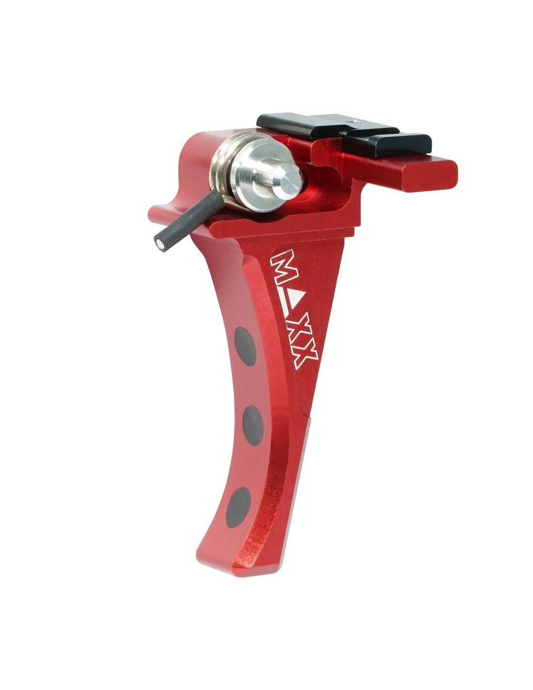 Maxx Model CNC Advanced Speed Trigger Style D red for Scorpion EVO-3