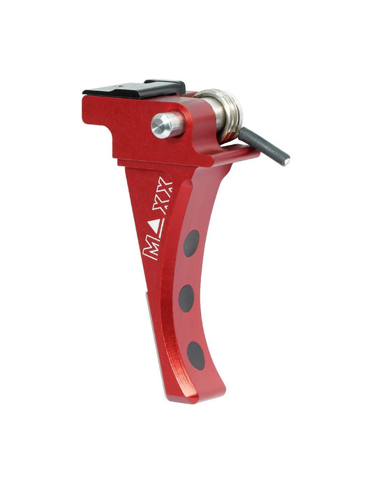 Maxx Model CNC Advanced Speed Trigger Style D red for Scorpion EVO-3