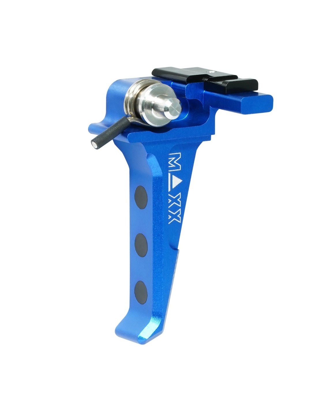 Maxx Model CNC Advanced Speed Trigger Style E blue for Scorpion EVO-3