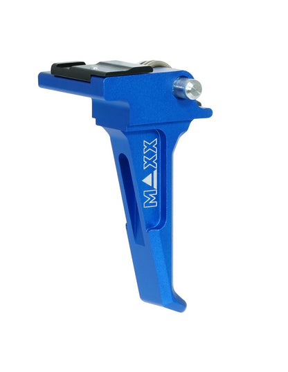 Maxx Model CNC Advanced Speed Trigger Style E blue for Scorpion EVO-3