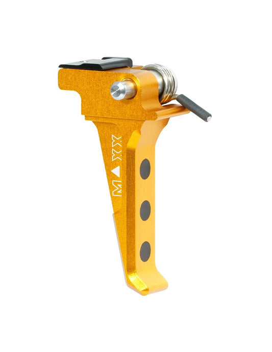 Maxx Model CNC Advanced Speed Trigger Style E Gold for Scorpion EVO-3