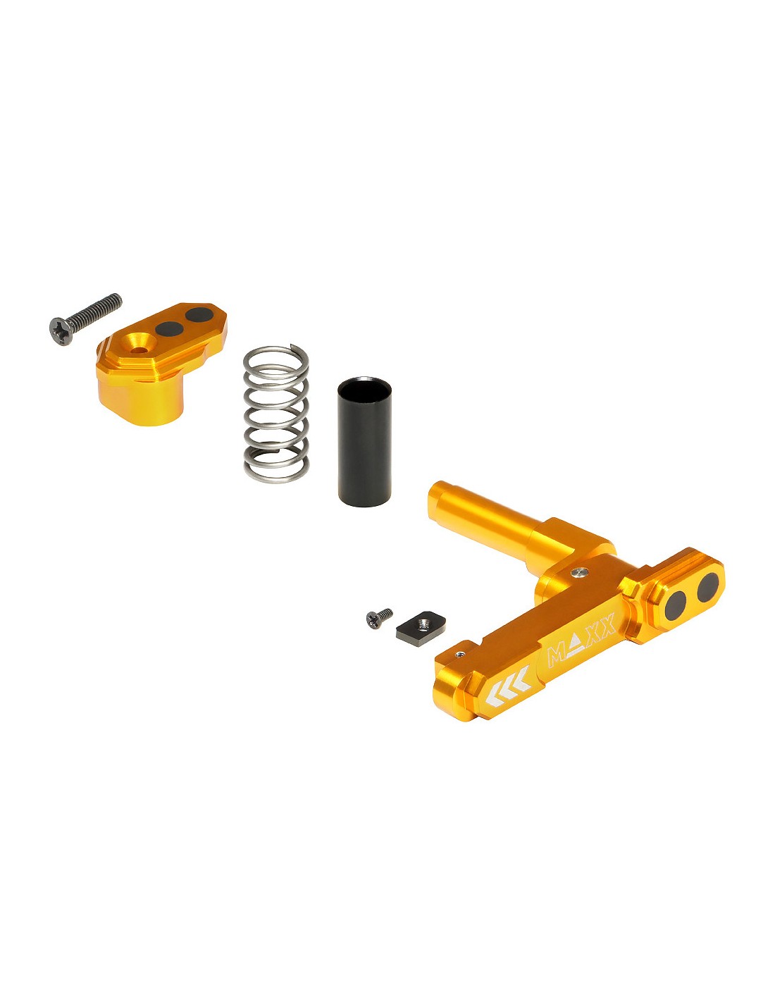 Maxx Model CNC Aluminum Advanced Magazine Release Style A Gold
