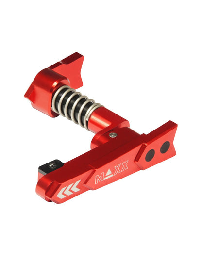 Maxx Model CNC Aluminum Advanced Magazine Release Style A Red