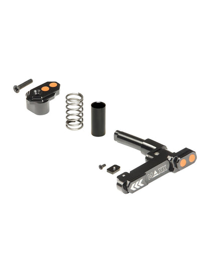 Maxx Model CNC Aluminum Advanced Magazine Release Style B (Black)