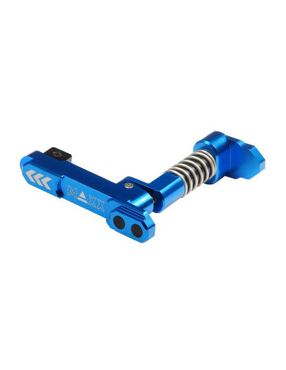 Maxx Model CNC Aluminum Advanced Magazine Release Style B Blue