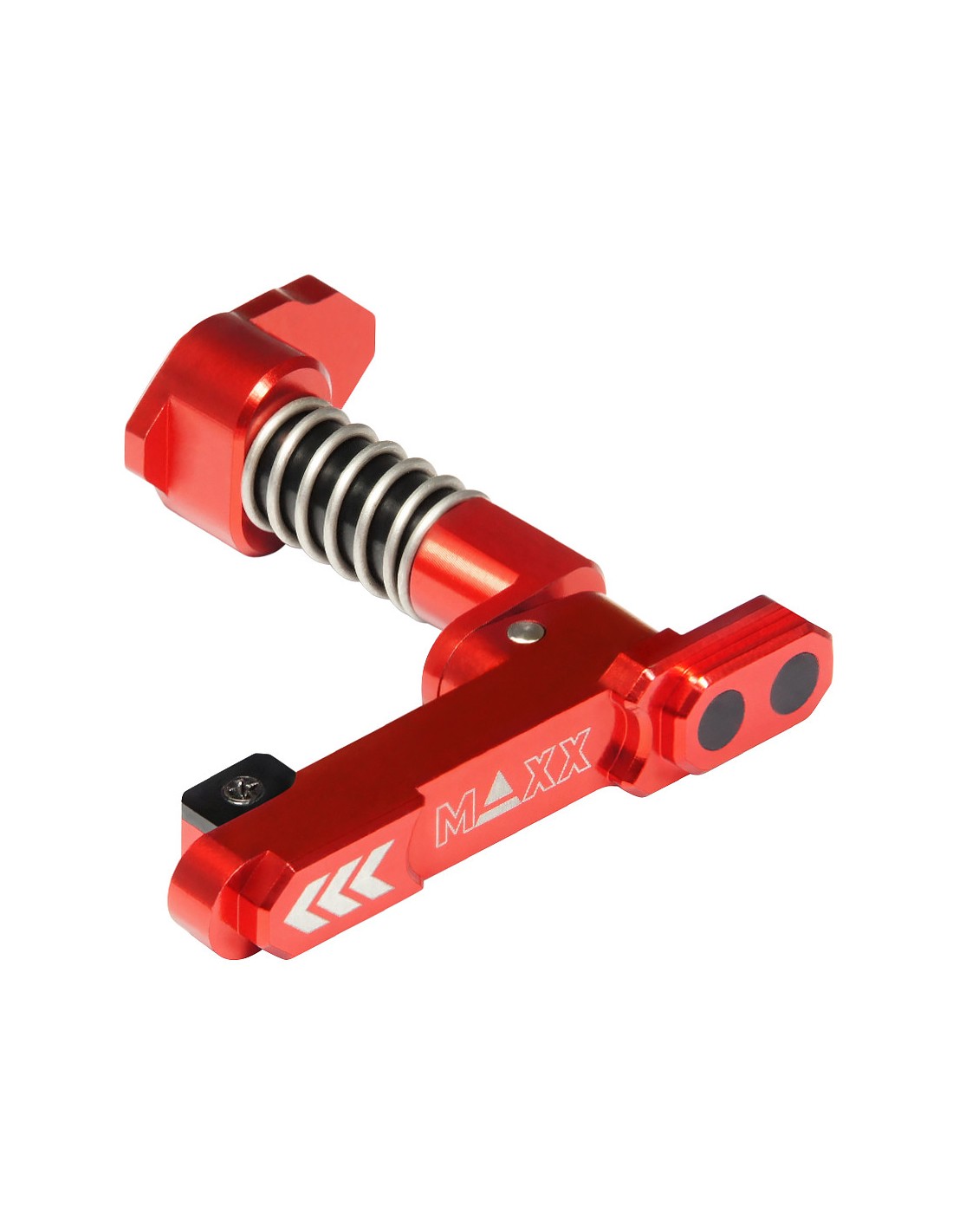 Maxx Model CNC Aluminum Advanced Magazine Release Style B Red