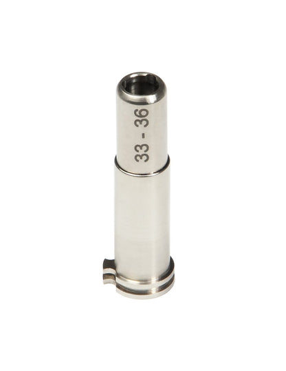 Maxx Model CNC Titanium Adjustable Air Seal Nozzle 33mm - 36mm for AEG