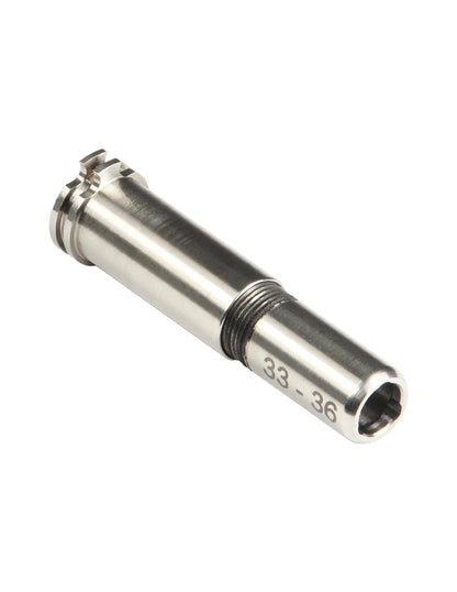 Maxx Model CNC Titanium Adjustable Air Seal Nozzle 33mm - 36mm for AEG