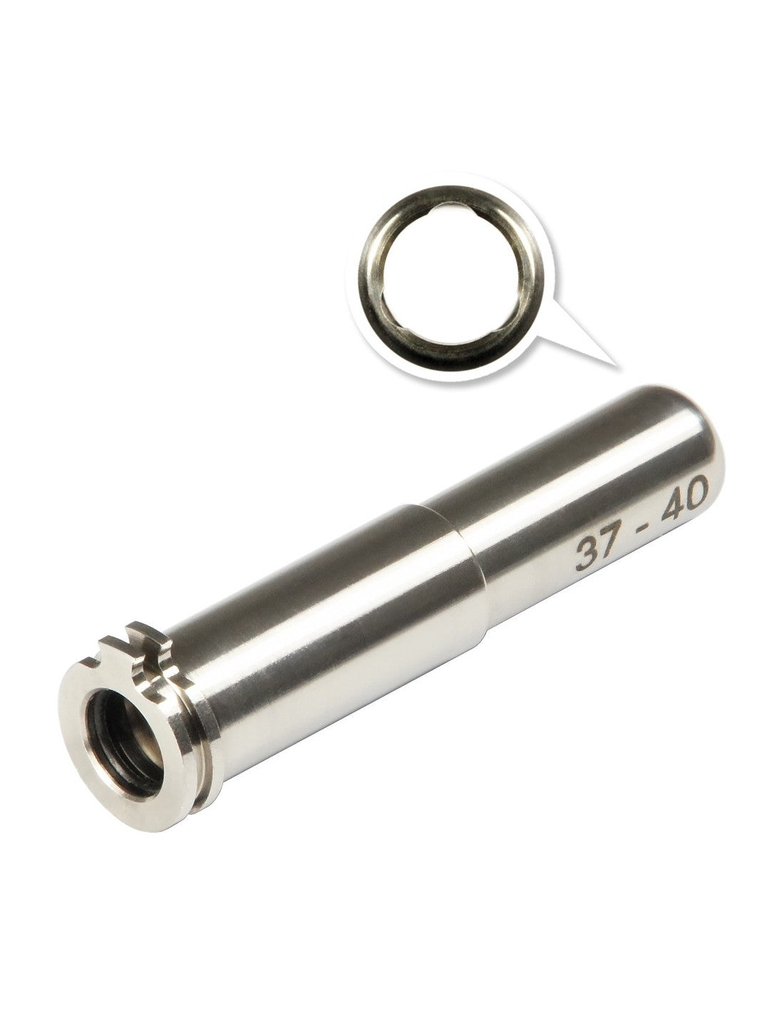 Maxx Model CNC Titanium Adjustable Air Seal Nozzle 37mm - 40mm for AEG