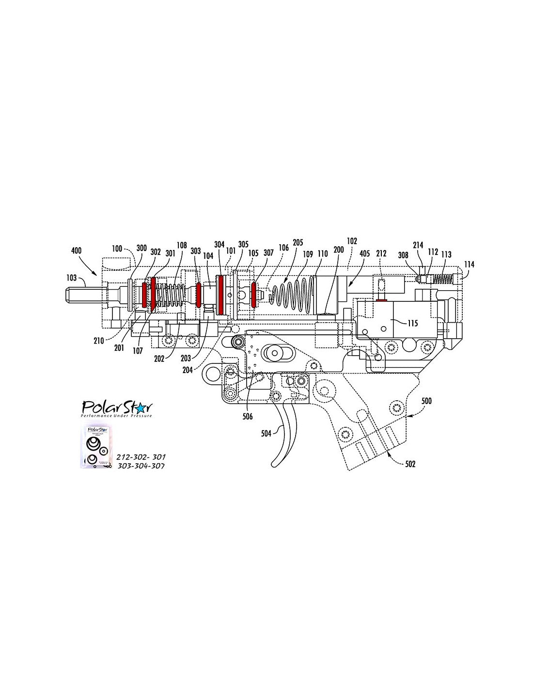 PolarStar Fusion Engine O-Ring Rebuild Kit