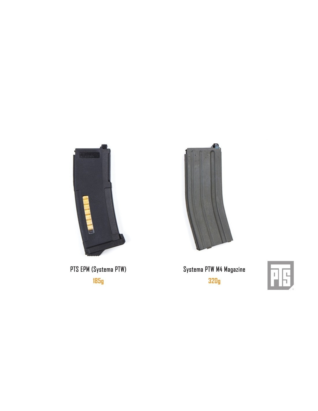 PTS 120rds Enhanced Polymer Magazine (EPM) for PTW M4 - Black