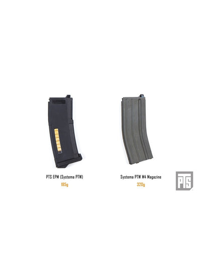 PTS 120rds Enhanced Polymer Magazine (EPM) for PTW M4 - Black