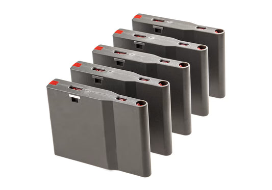 Silverback SRS Light Magazine 25rds 5-pack Wolf Grey