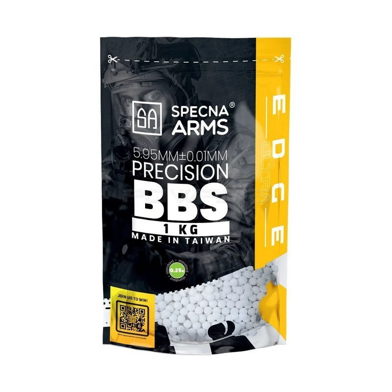Specna Arms EDGE ULTRA™ BBs accuracy 0.25g 1kg bag
