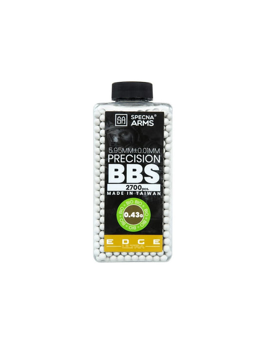 Specna Arms EDGE ULTRA™ BIO BBs accuracy 0.43g - bottle 2700bbs